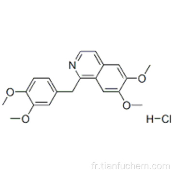 Chlorhydrate de papavérine CAS 61-25-6